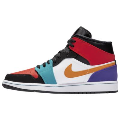 Jordan Kosárlabda Cipő Férfi Aj 1 Mid Fekete/Piros/Fehér/Zöld,QAV10437